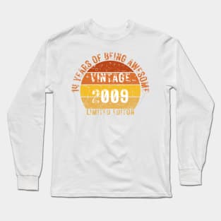 14 years of being awesome limited editon 2009 Long Sleeve T-Shirt